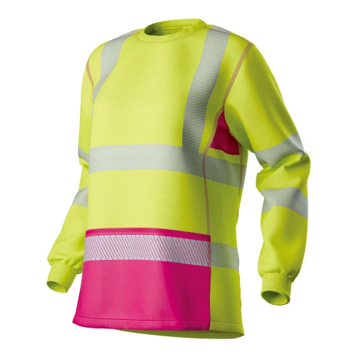 T-shirt HI-VIS en maille L/S pour femme