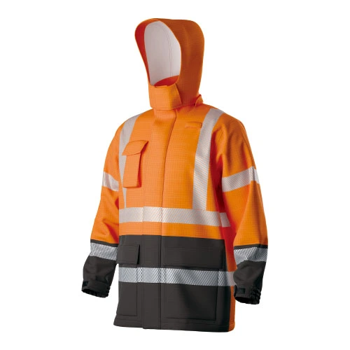 HI-VIS deux-Tone imperméable résistant à la flamme veste