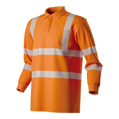 HI-VIS résistant à la flamme L/S POLO Chemise