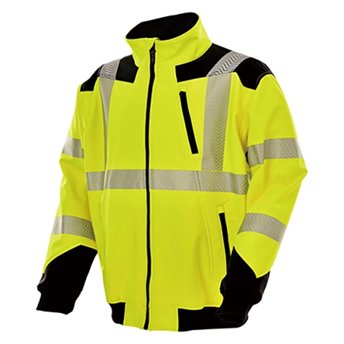 HI-VIS veste de softshell régulière à deux sons