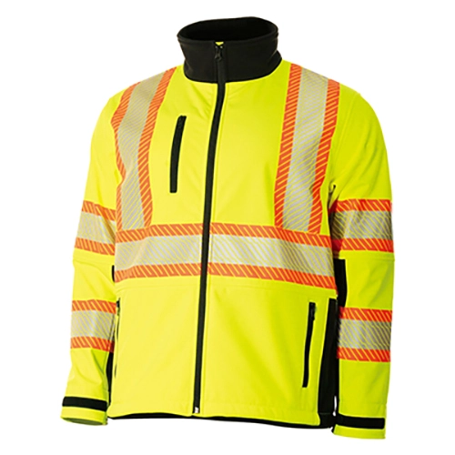 Veste de performance HI-VIS deux sons softshell