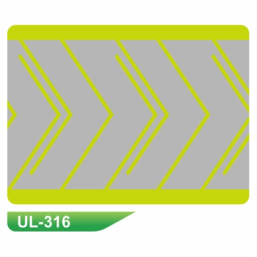 Bande réfléchissante de transfert de chaleur UL-316