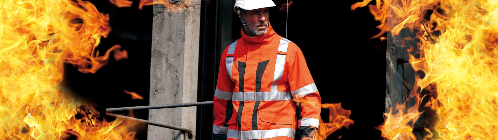 Veste et pantalon HI-VIS résistant aux flammes/Coverall