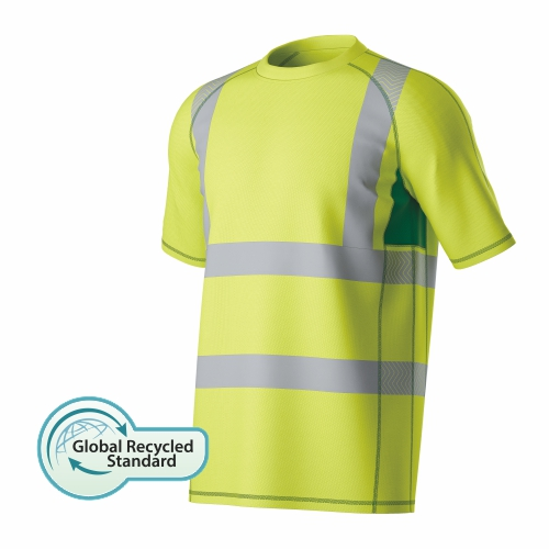 HI-VIS à inserts de Birdeye recyclés T-SHIRT S/S