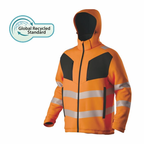 Veste d'hiver imperméable en polyester recyclé HI-VIS