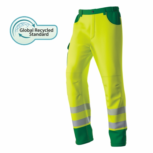 HI-VIS de pluie deux tonton imperméable en polyester recyclé
